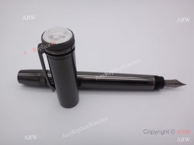 AAA Mont blanc Heritage Collection 1912 Black Steel Fountain Pen / Best Quality